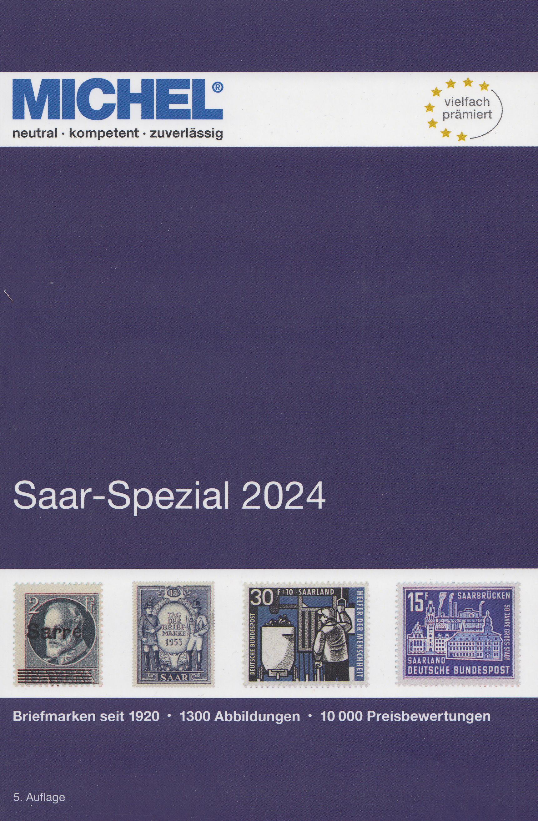 Michel Katalog Saar Spezial 2024, 5. Auflage · Briefmarken Jansen Bonn